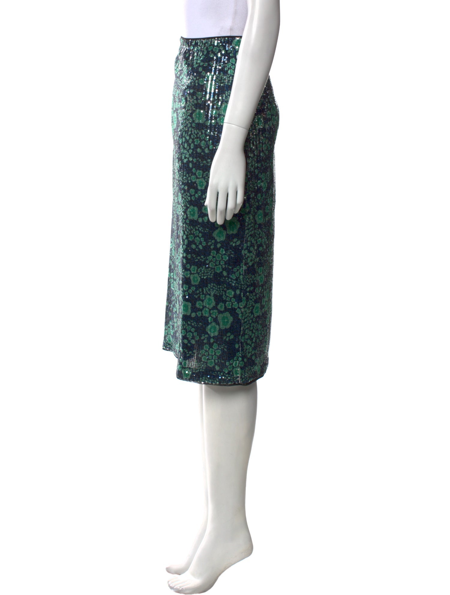 Baum und Pferdgarten Floral Print Knee-Length Skirt