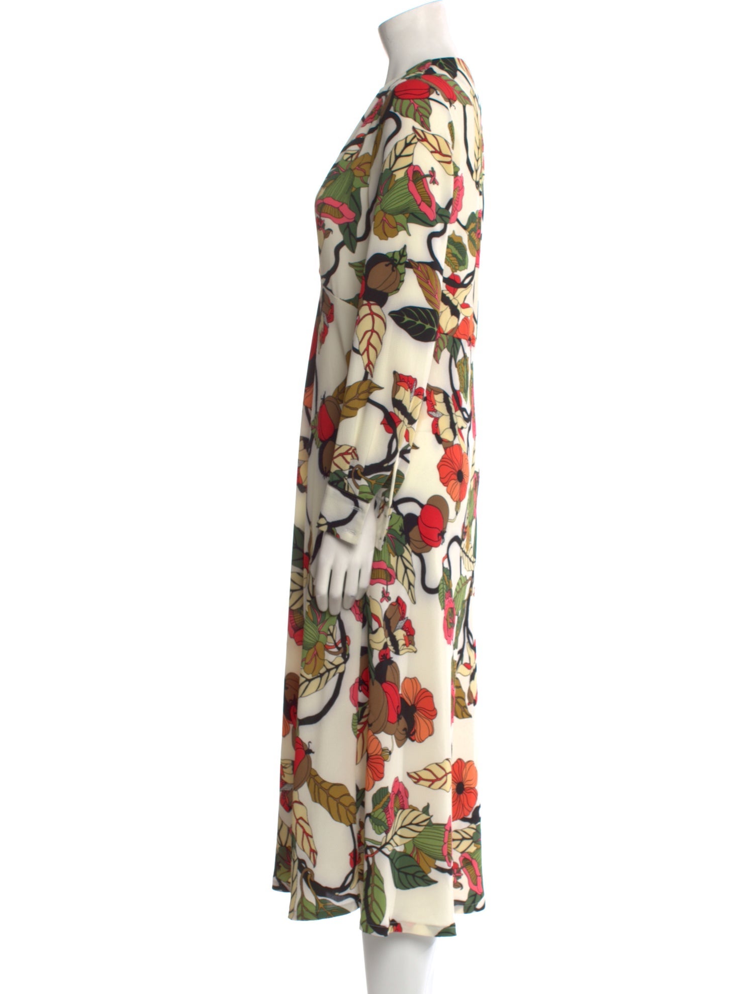 Baum und Pferdgarten Floral Print Midi Length Dress