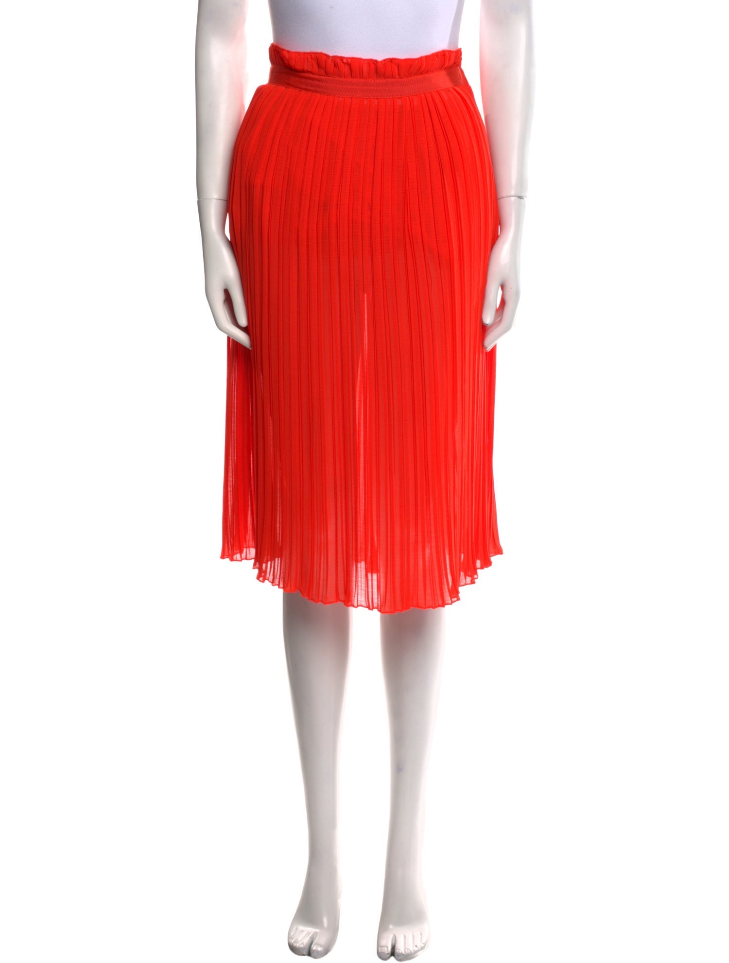 Baum und Pferdgarten Pleated Accents Knee-Length Skirt