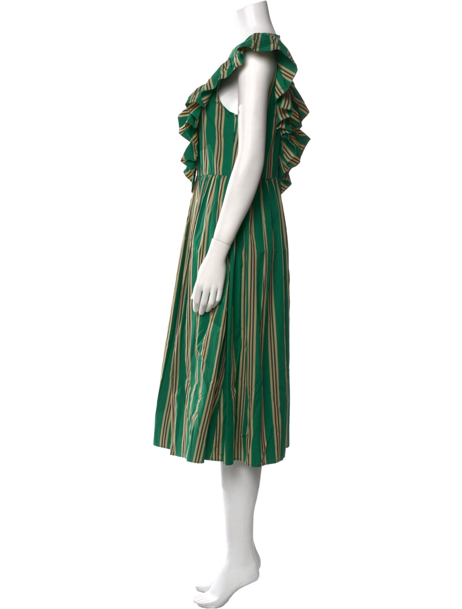 Baum und Pferdgarten Striped Midi Length Dress