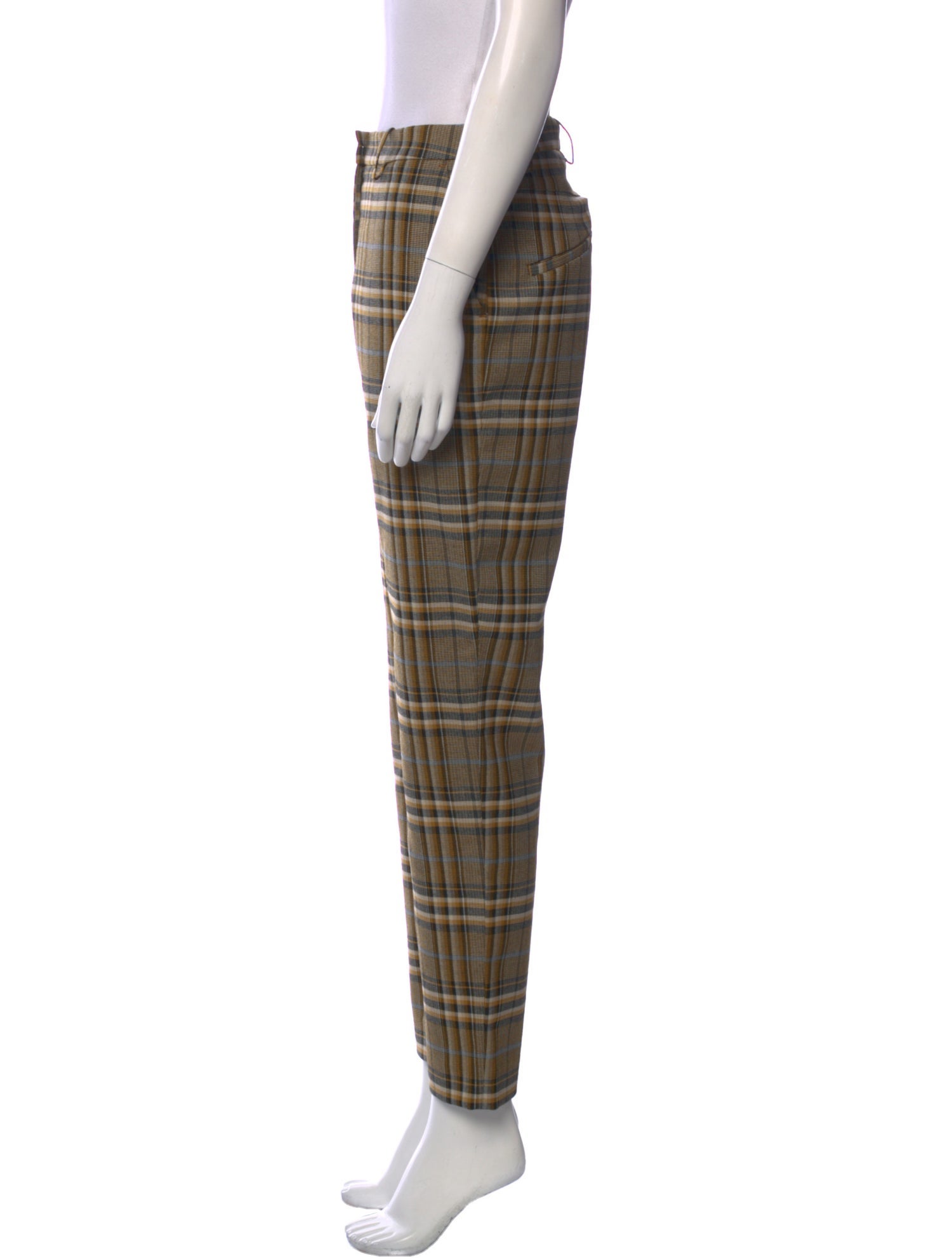 Baum und Pferdgarten Plaid Print Straight Leg Pants