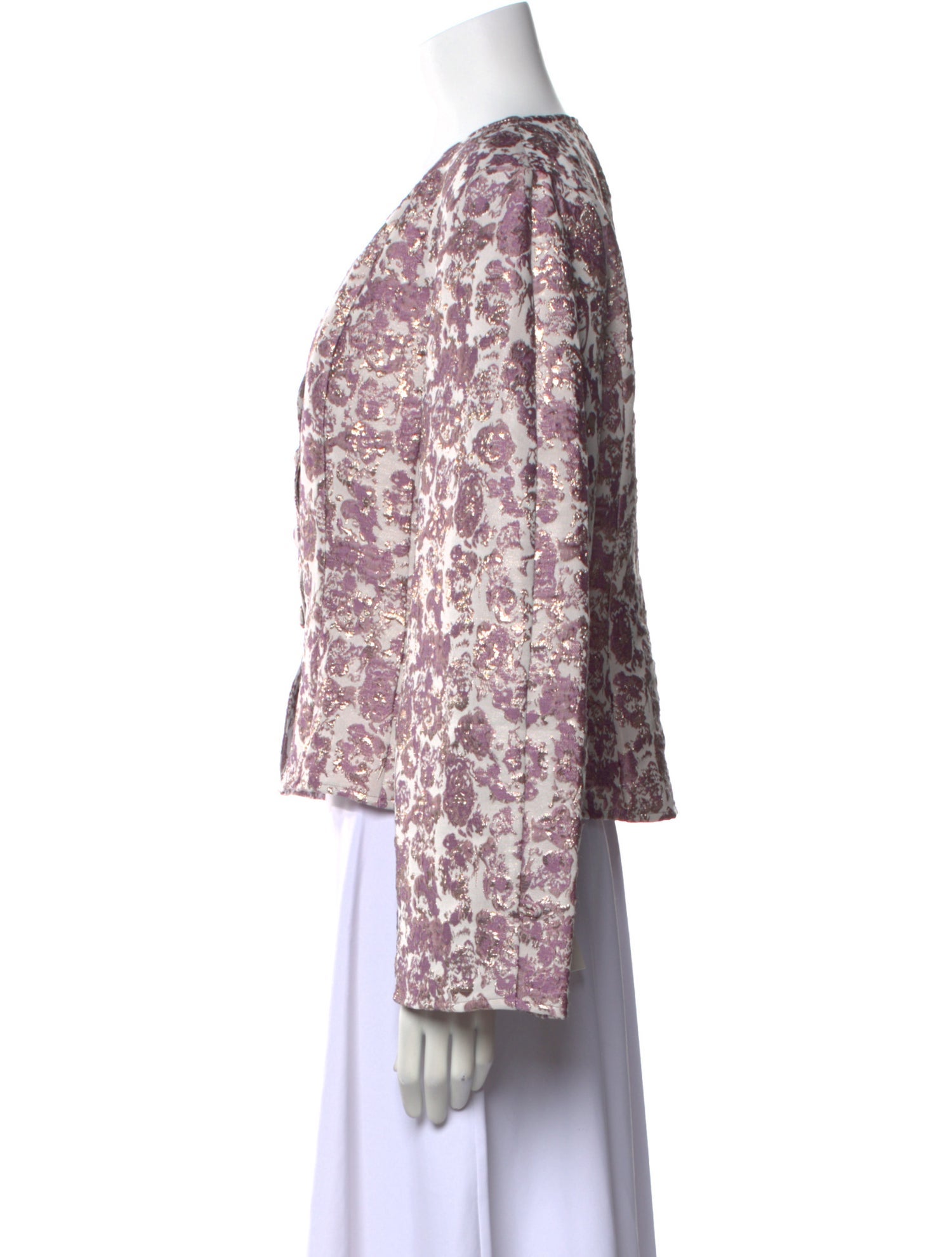 Baum und Pferdgarten Printed Plunge Neckline Crop Top