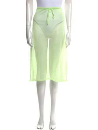 Baum und Pferdgarten Knee-Length Skirt