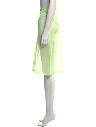 Baum und Pferdgarten Knee-Length Skirt