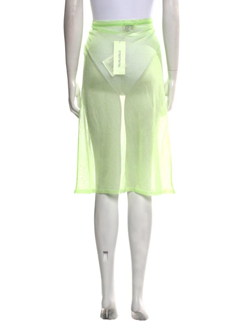 Baum und Pferdgarten Knee-Length Skirt