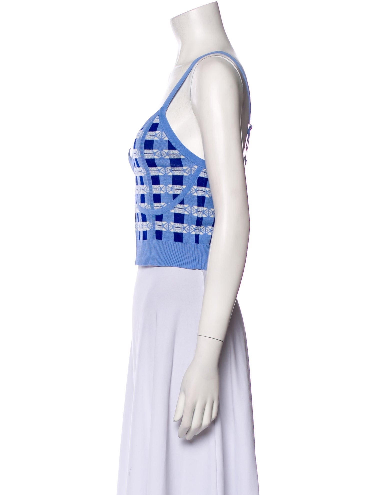 Baum und Pferdgarten Printed V-Neck Crop Top w/ Tags