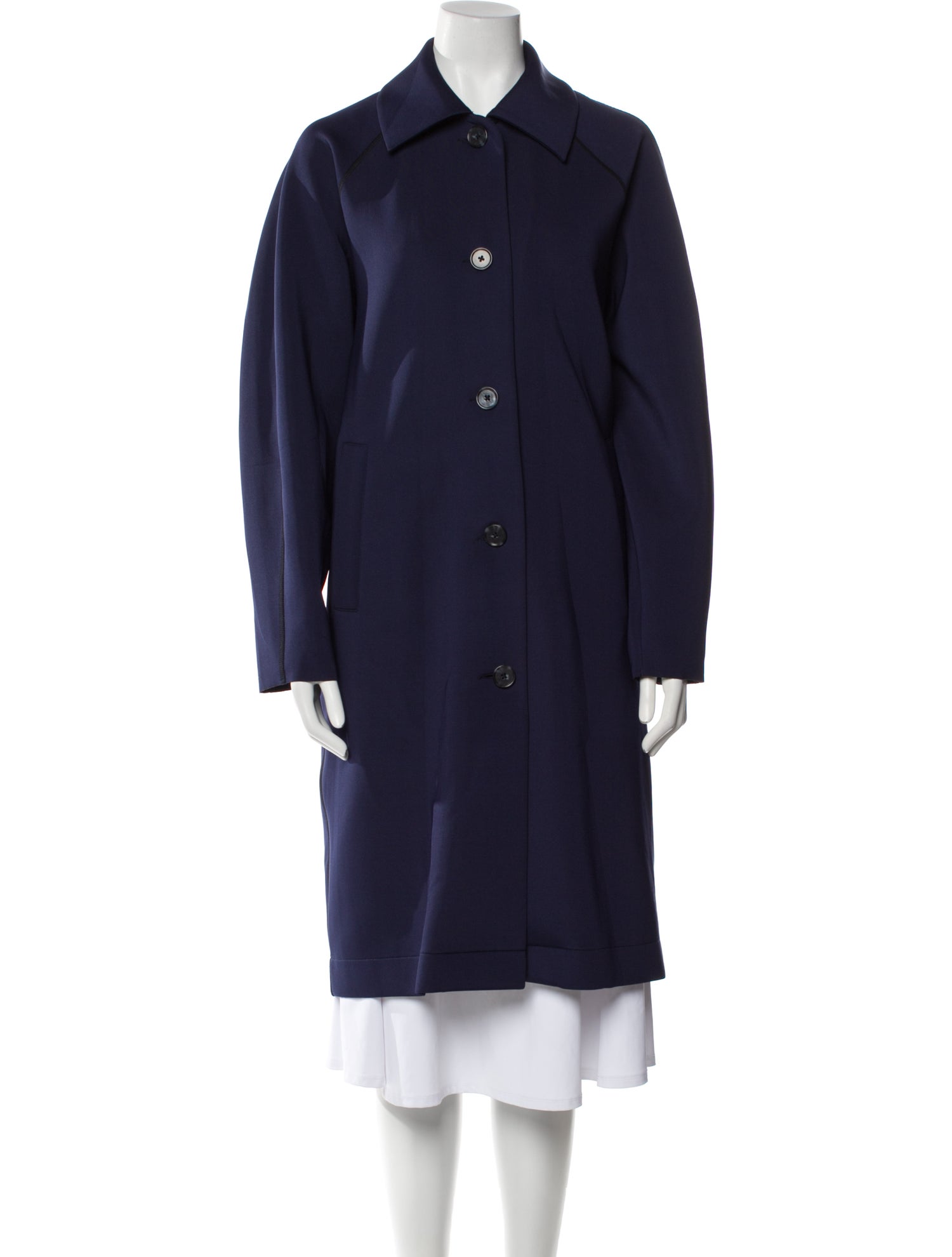 Baum und Pferdgarten Trench Coat