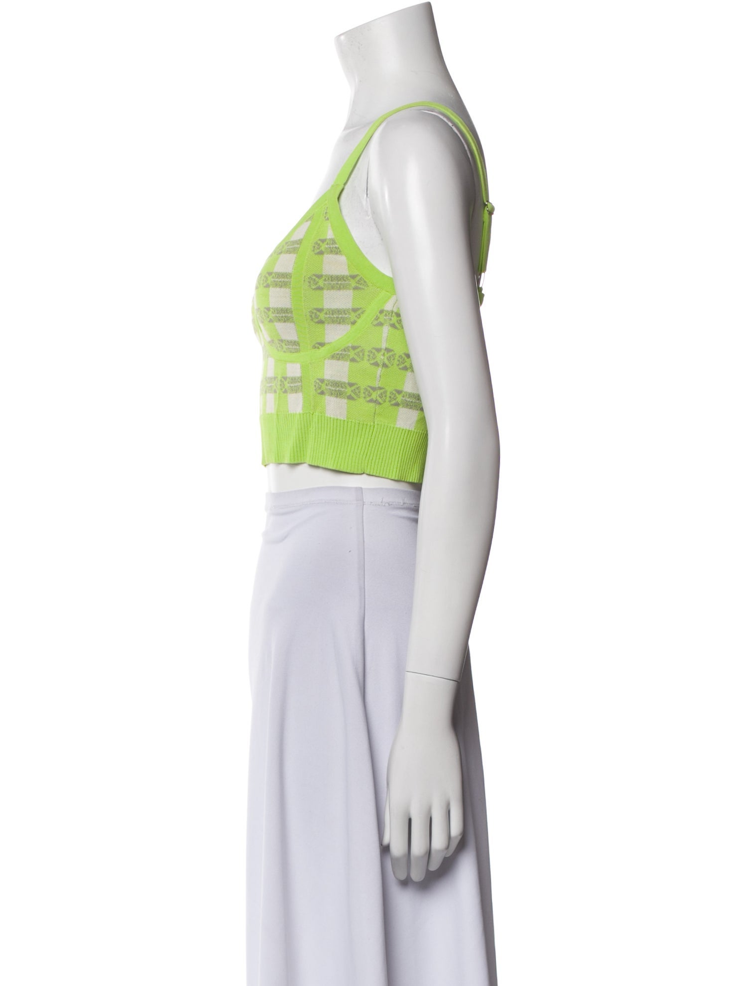 Baum und Pferdgarten Striped V-Neck Crop Top