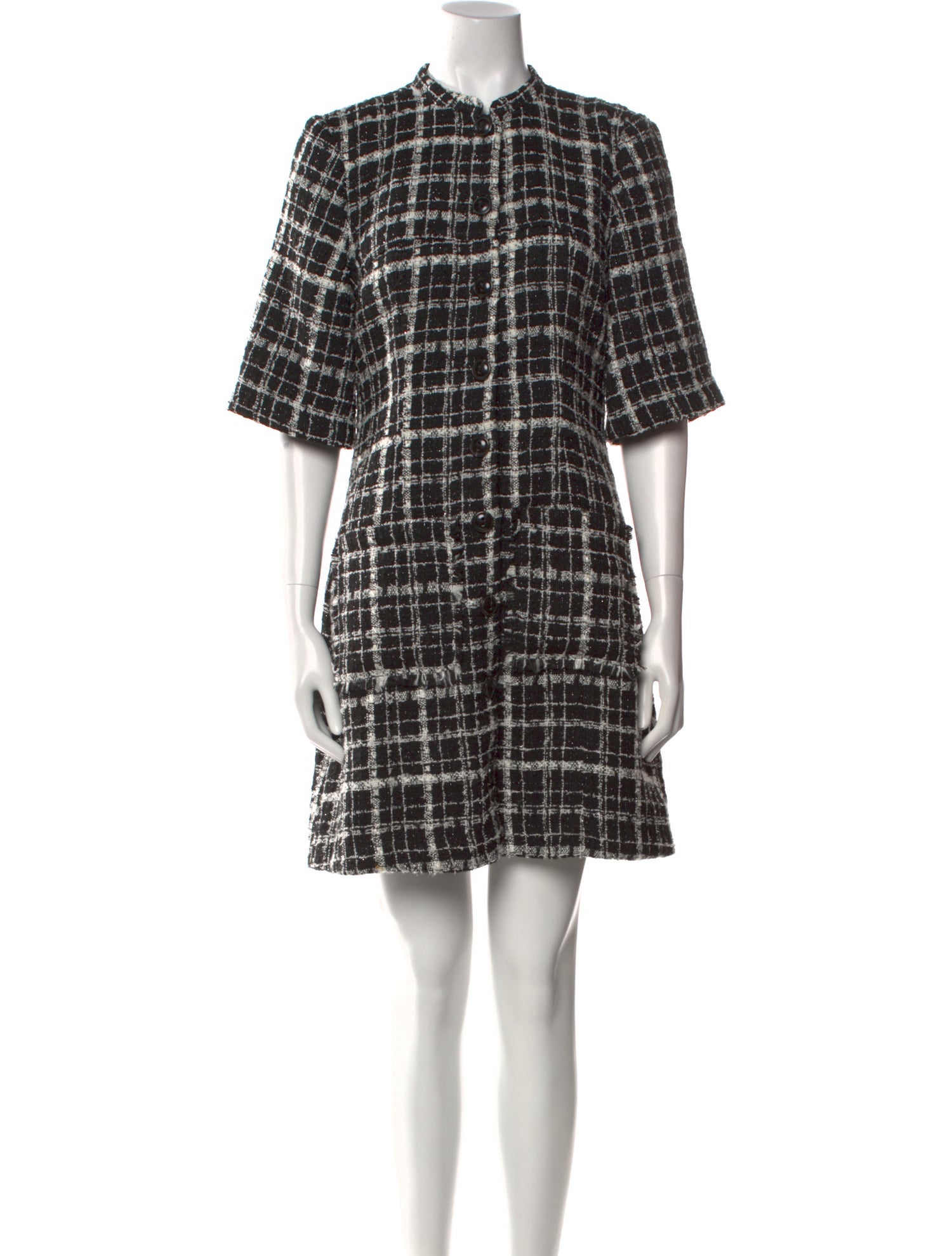 Baum und Pferdgarten Plaid Print Mini Dress