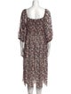 Baum und Pferdgarten Animal Print Midi Length Dress