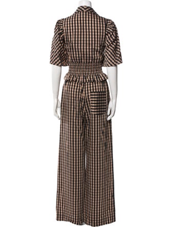 Baum und Pferdgarten Plaid Print Pant Set