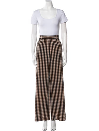 Baum und Pferdgarten Plaid Print Pant Set