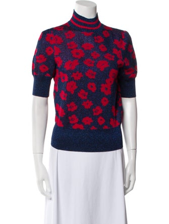 Baum und Pferdgarten Printed Turtleneck Sweater