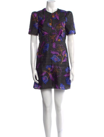Baum und Pferdgarten Floral Print Mini Dress
