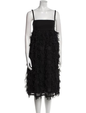 Baum und Pferdgarten Square Neckline Midi Length Dress