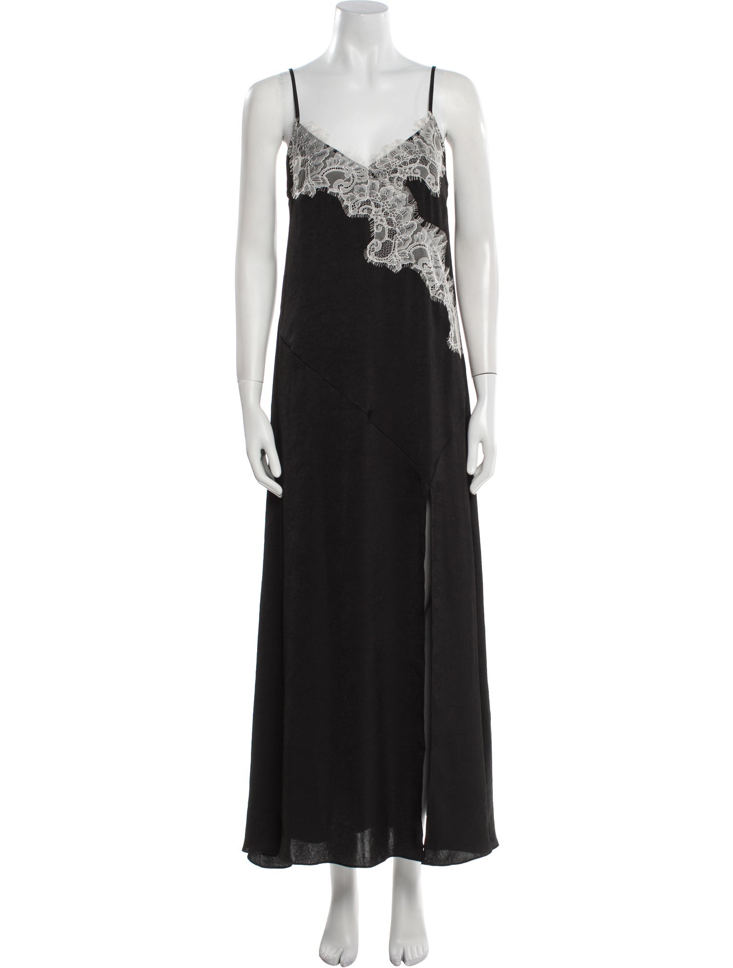 Baum und Pferdgarten V-Neck Long Dress w/ Tags