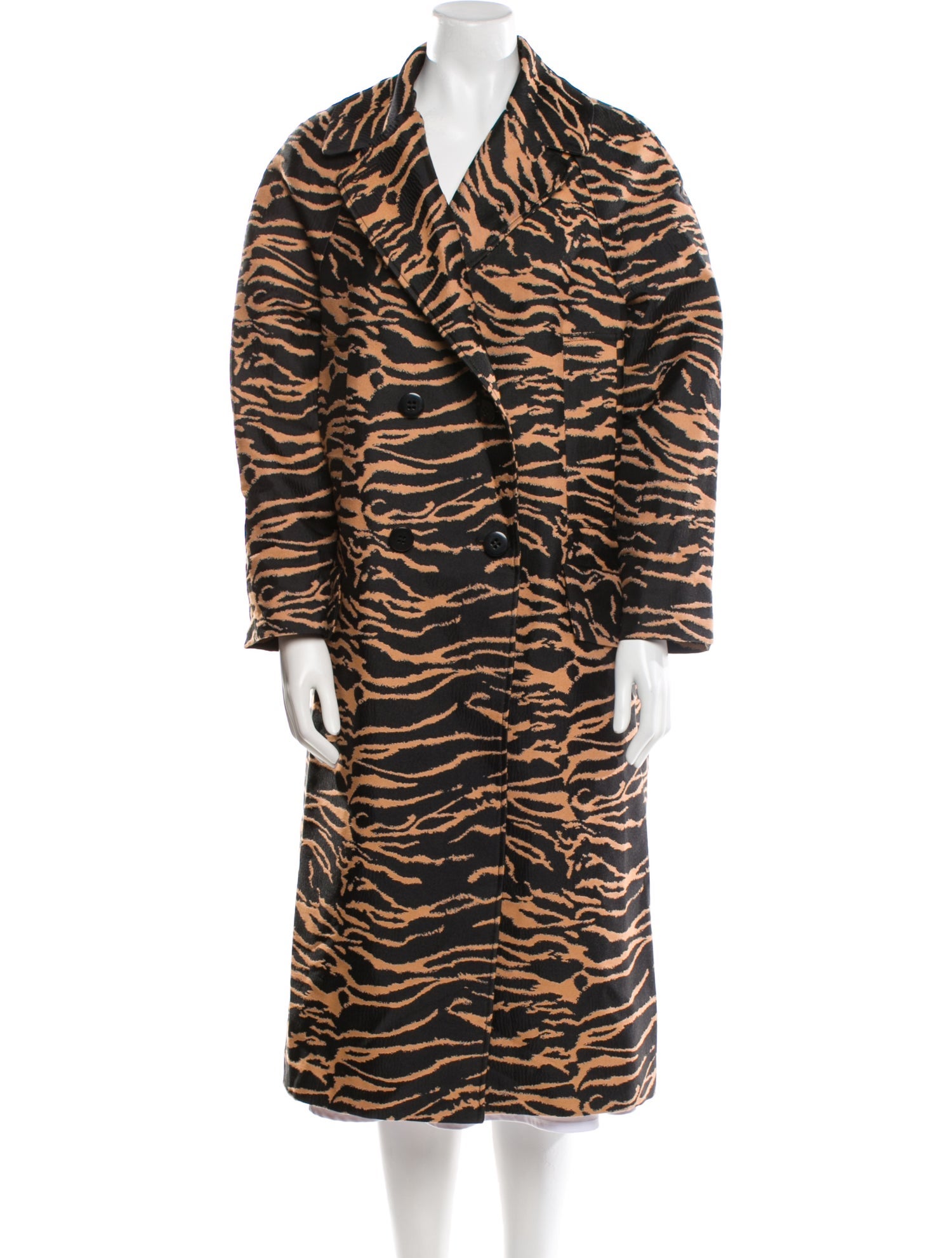Baum und Pferdgarten Animal Print Faux Fur Coat