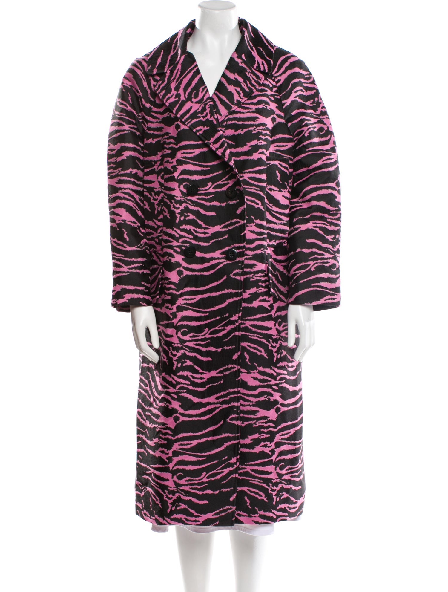 Baum und Pferdgarten Animal Print Faux Fur Coat