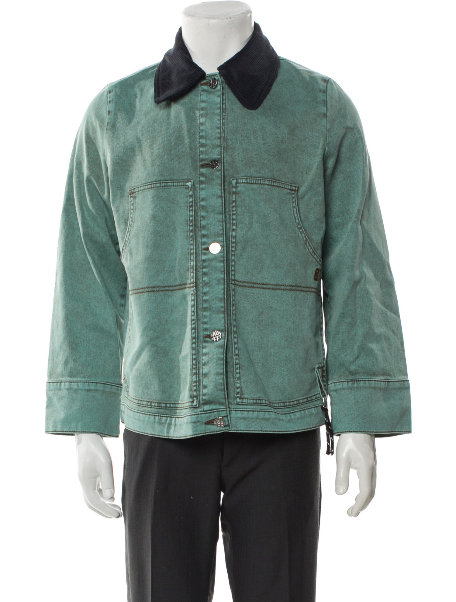 Baum und Pferdgarten Colorblock Pattern Utility Jacket