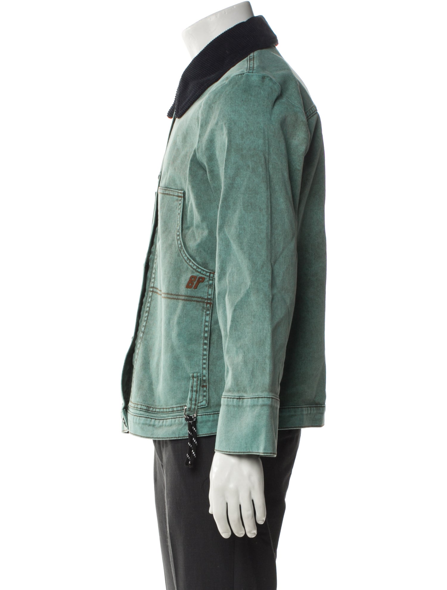 Baum und Pferdgarten Colorblock Pattern Utility Jacket