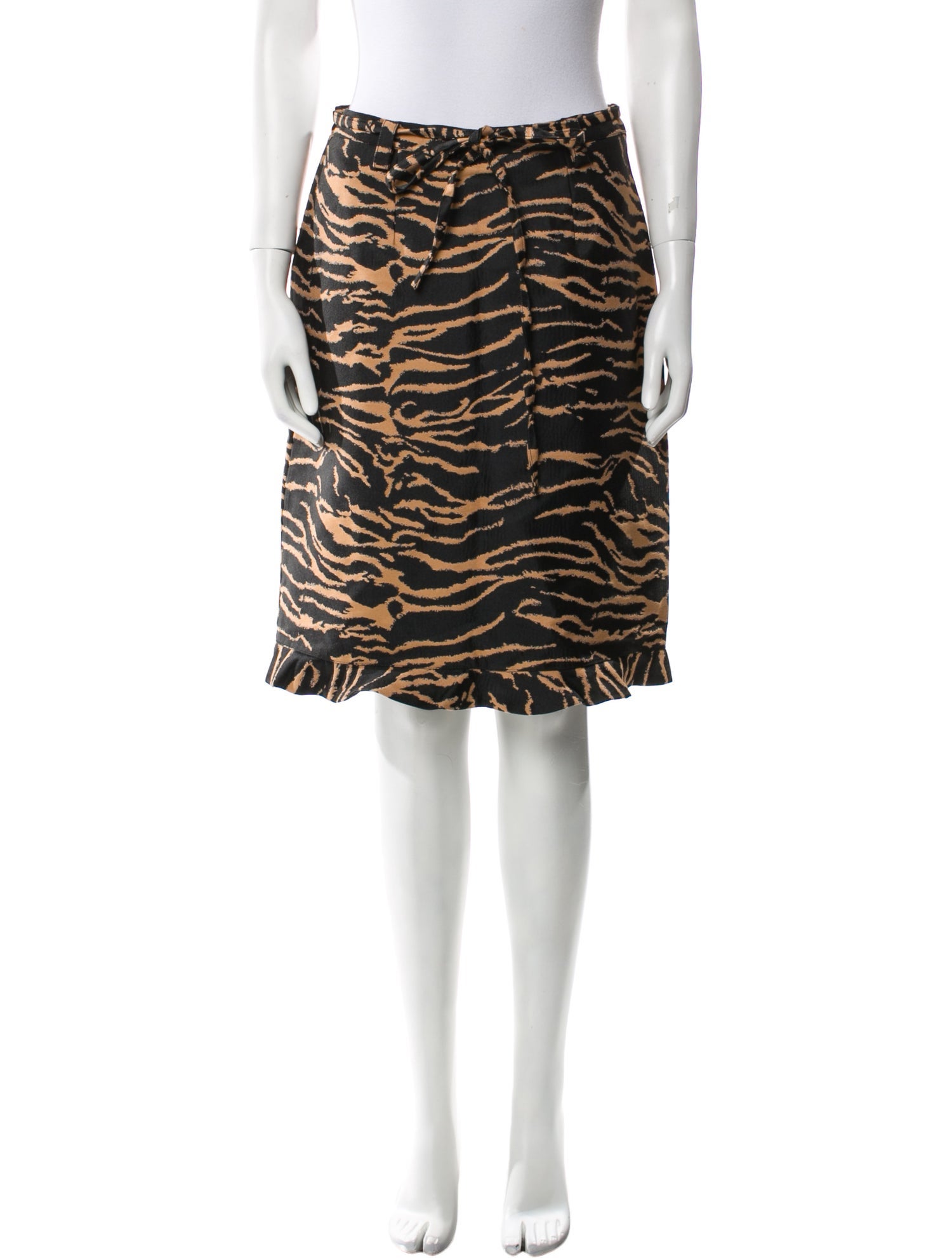 Baum und Pferdgarten Animal Print Knee-Length Skirt