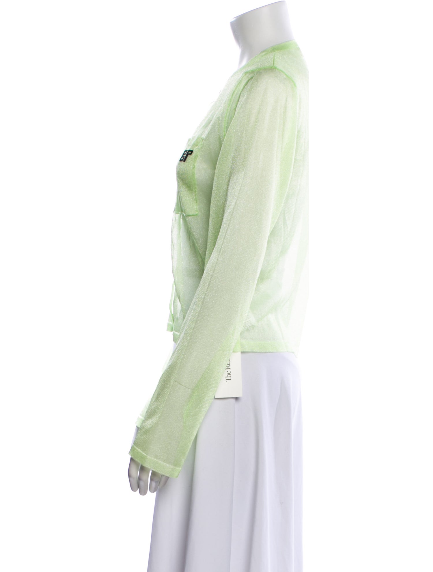 Baum und Pferdgarten Crew Neck Long Sleeve Button-Up Top