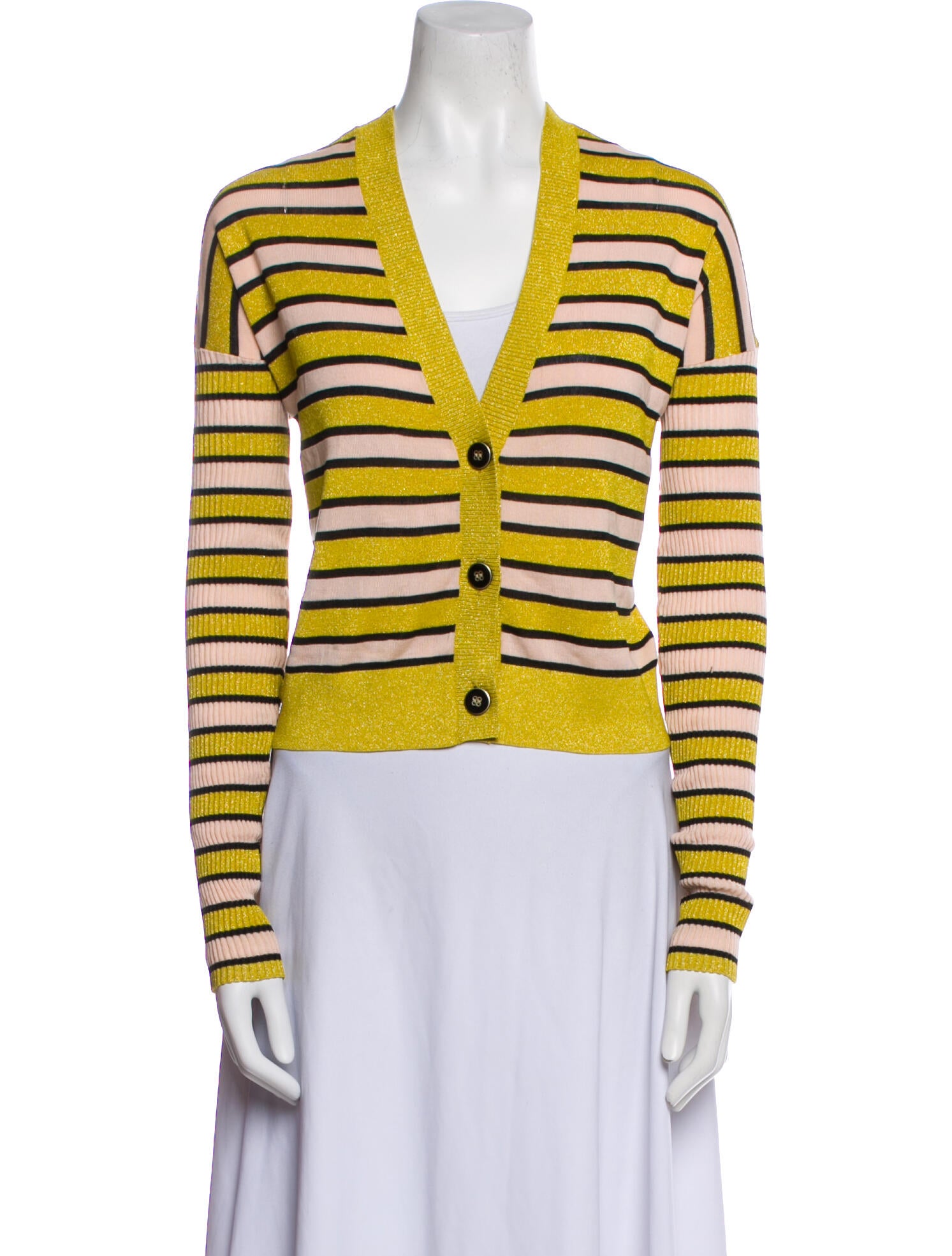 Baum und Pferdgarten Striped V-Neck Sweater