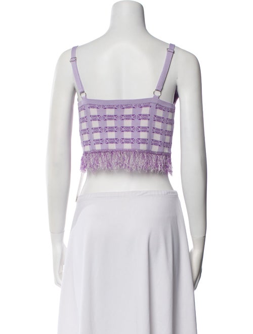 Baum und Pferdgarten Printed V-Neck Crop Top