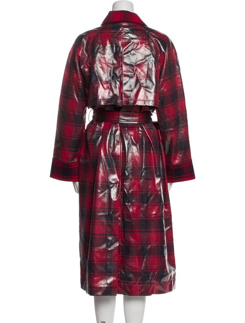 Baum und Pferdgarten Plaid Print Jacket