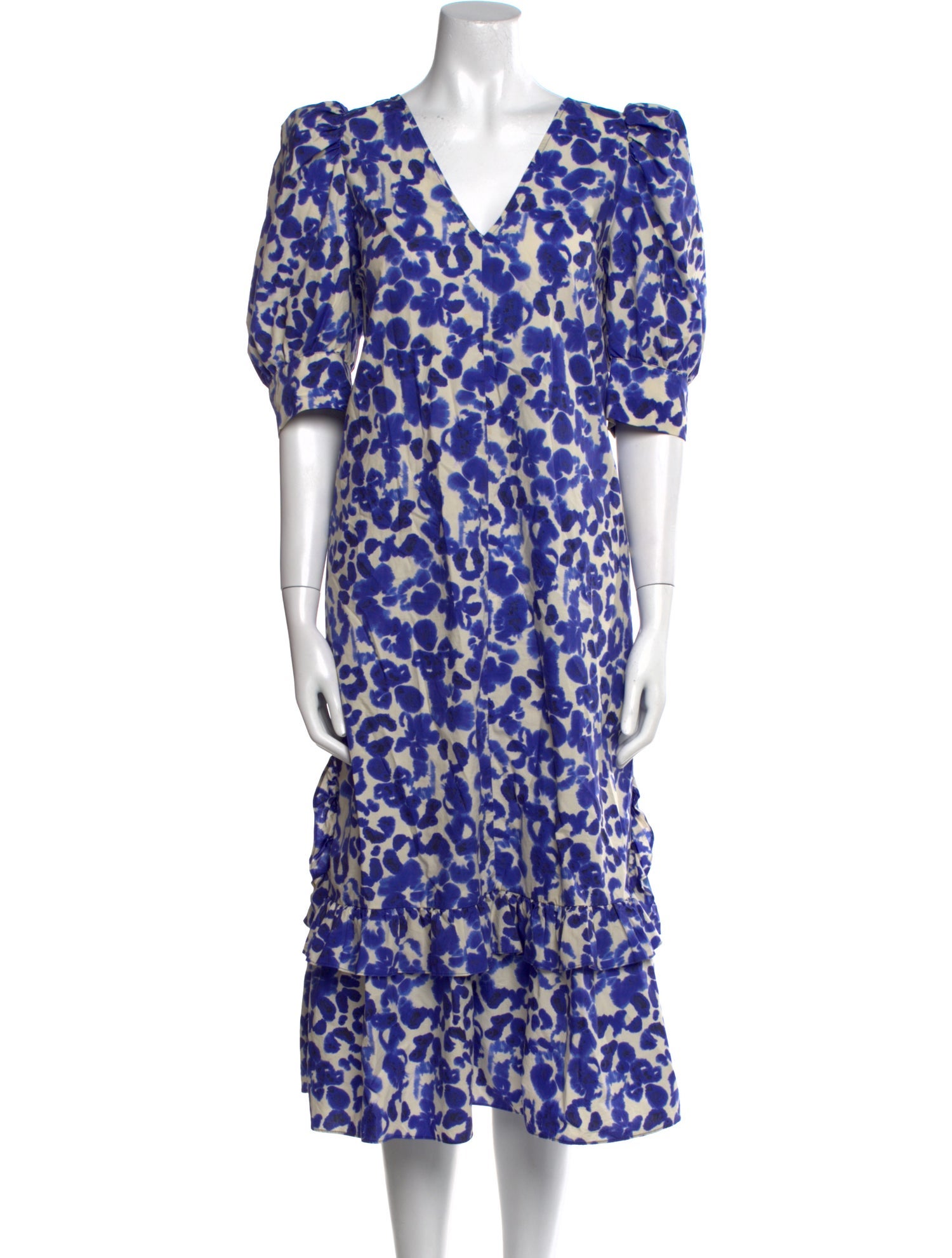 Baum und Pferdgarten Floral Print Midi Length Dress