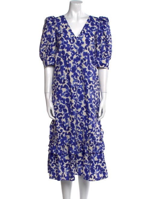 Baum und Pferdgarten Floral Print Midi Length Dress