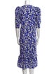 Baum und Pferdgarten Floral Print Midi Length Dress