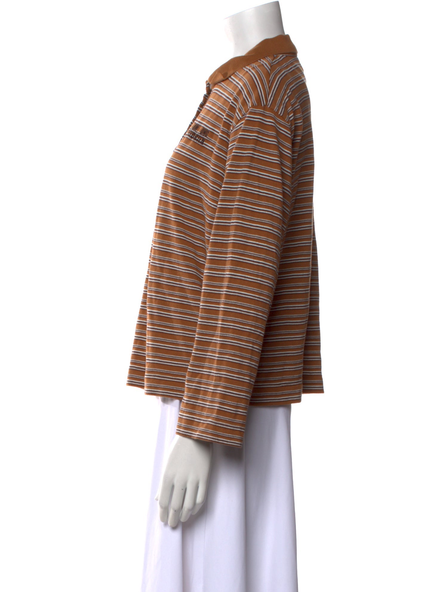 Baum und Pferdgarten Striped Mock Neck Top
