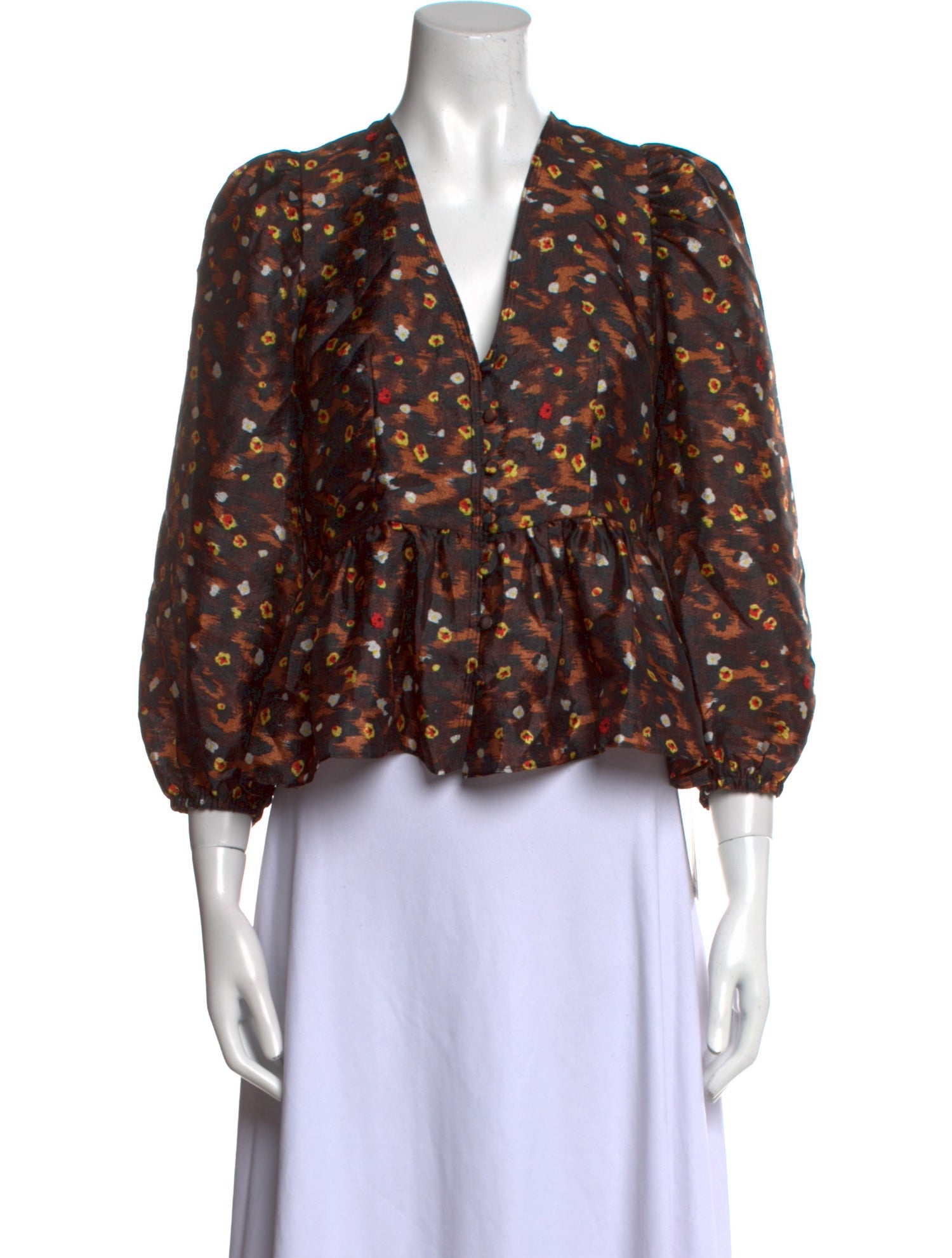 Baum und Pferdgarten Mallow Top Floral Print Crop Top