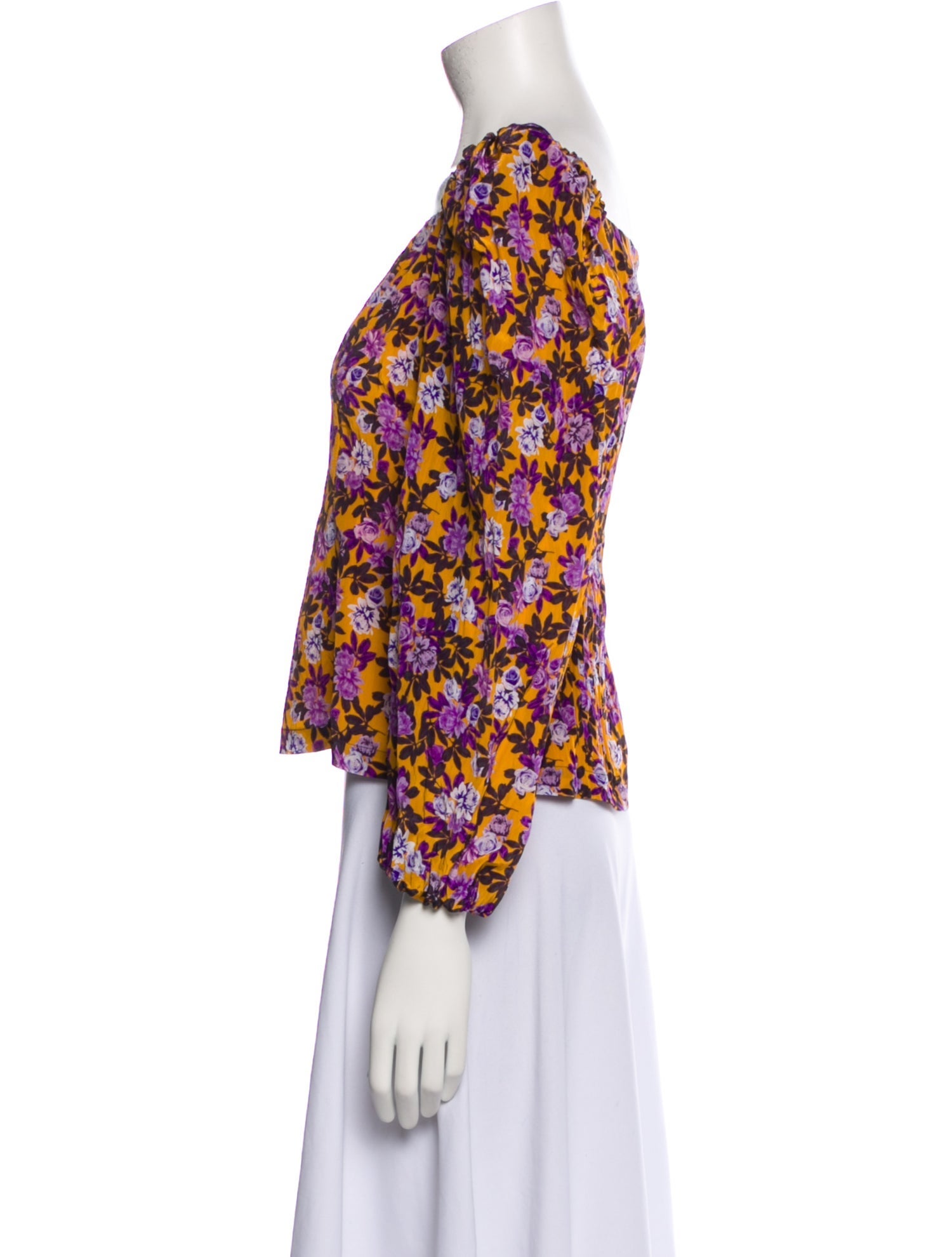 Baum und Pferdgarten Floral Print Square Neckline Crop Top w/ Tags