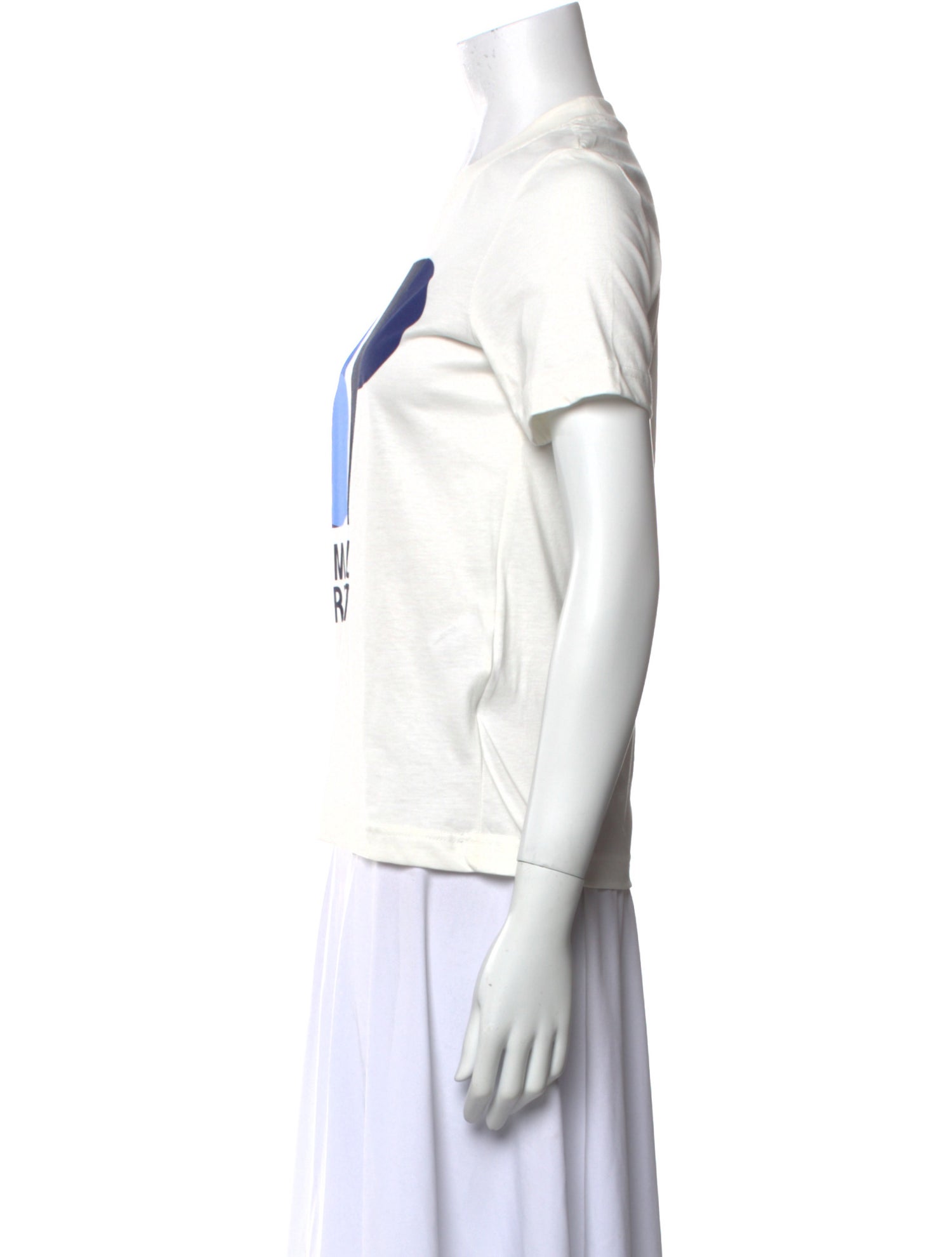 Baum und Pferdgarten Graphic Print Crew Neck T-Shirt