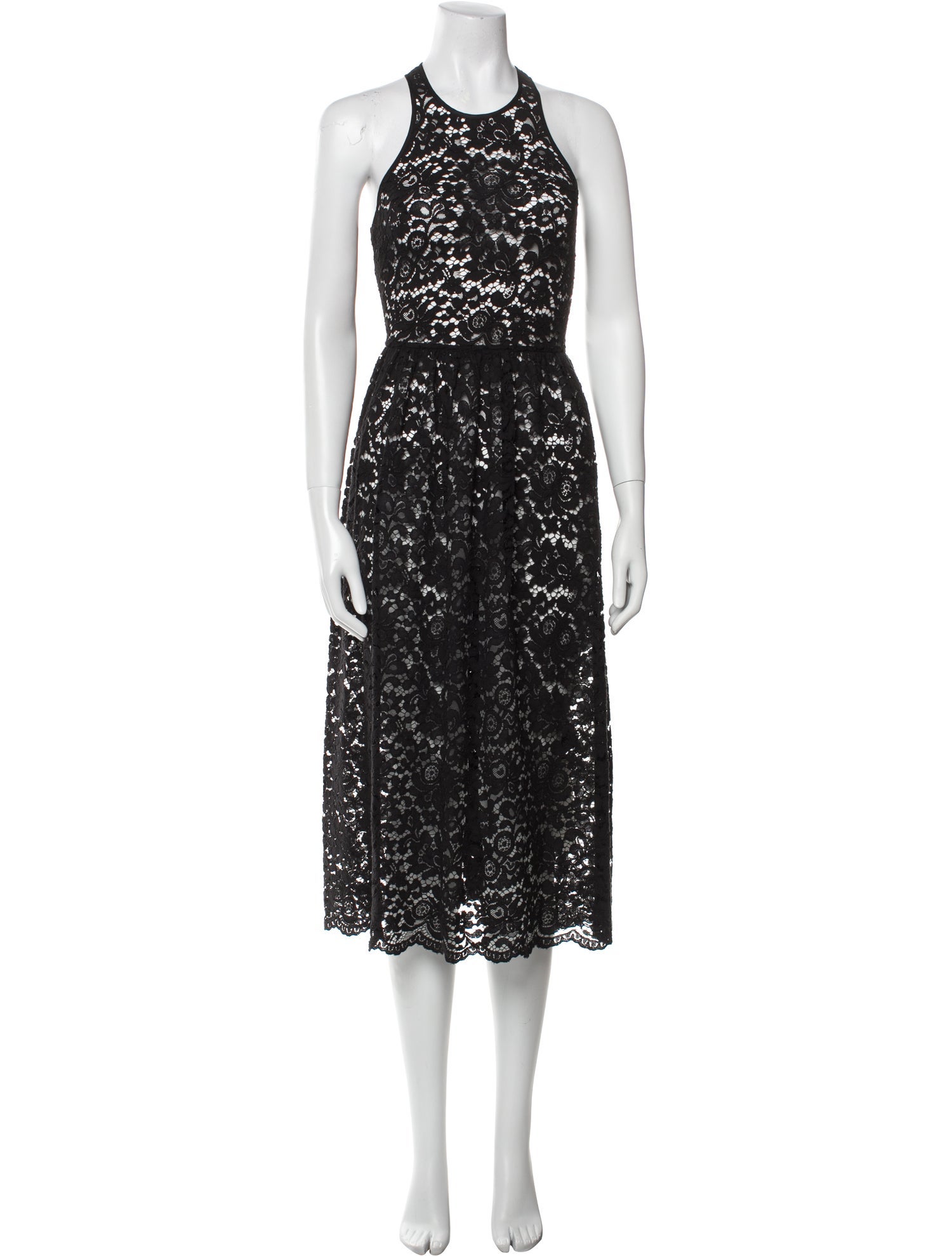 Baum und Pferdgarten Lace Pattern Long Dress