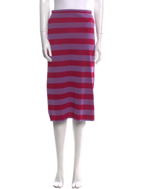 Baum und Pferdgarten Striped Knee-Length Skirt