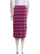 Baum und Pferdgarten Striped Knee-Length Skirt