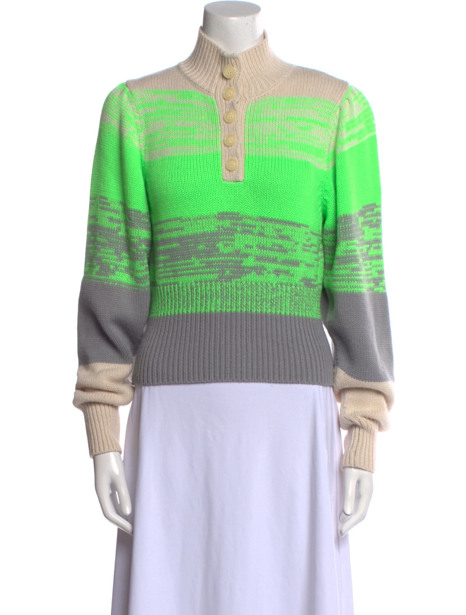 Baum und Pferdgarten Printed Mock Neck Sweater
