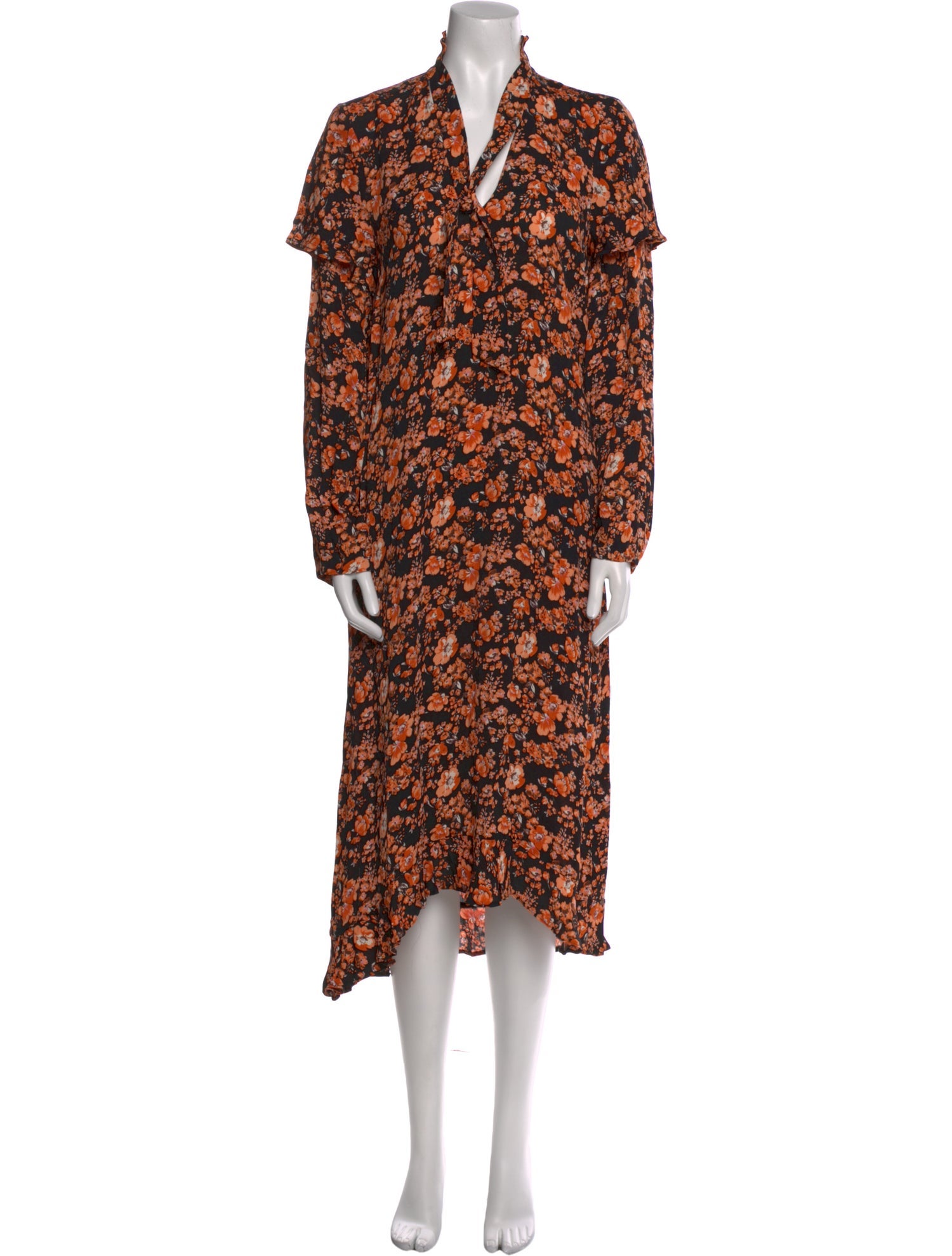 Baum und Pferdgarten Floral Print Midi Length Dress