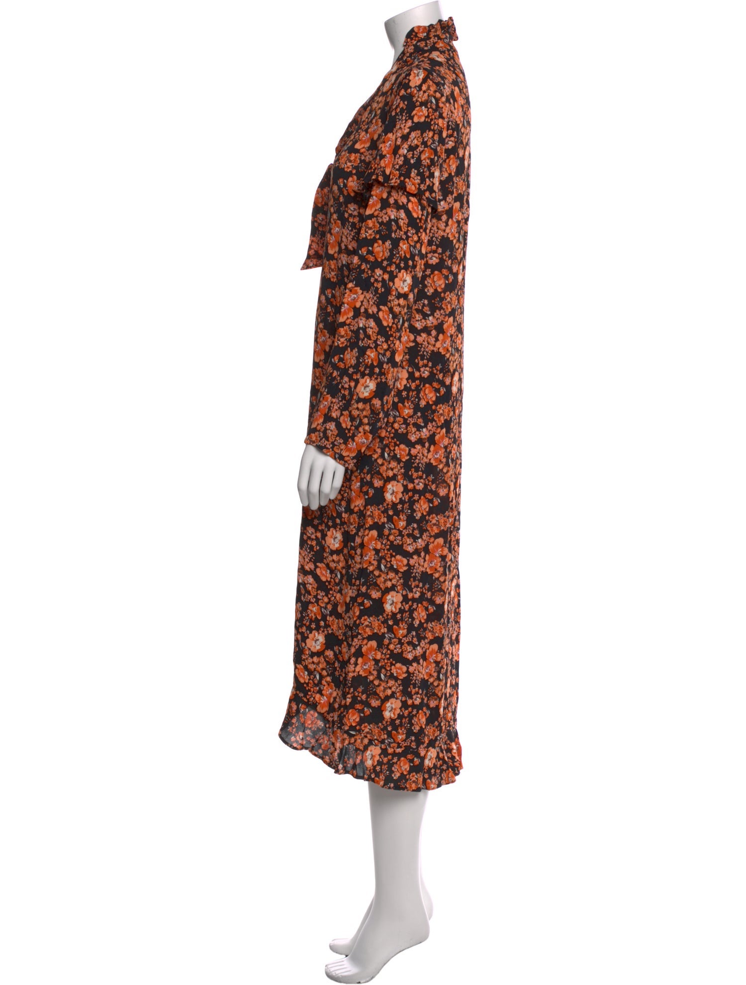 Baum und Pferdgarten Floral Print Midi Length Dress
