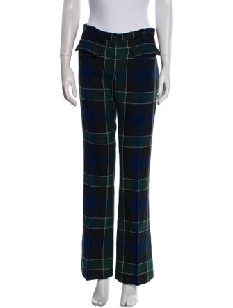 Baum und Pferdgarten Plaid Print Straight Leg Pants