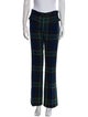 Baum und Pferdgarten Plaid Print Straight Leg Pants