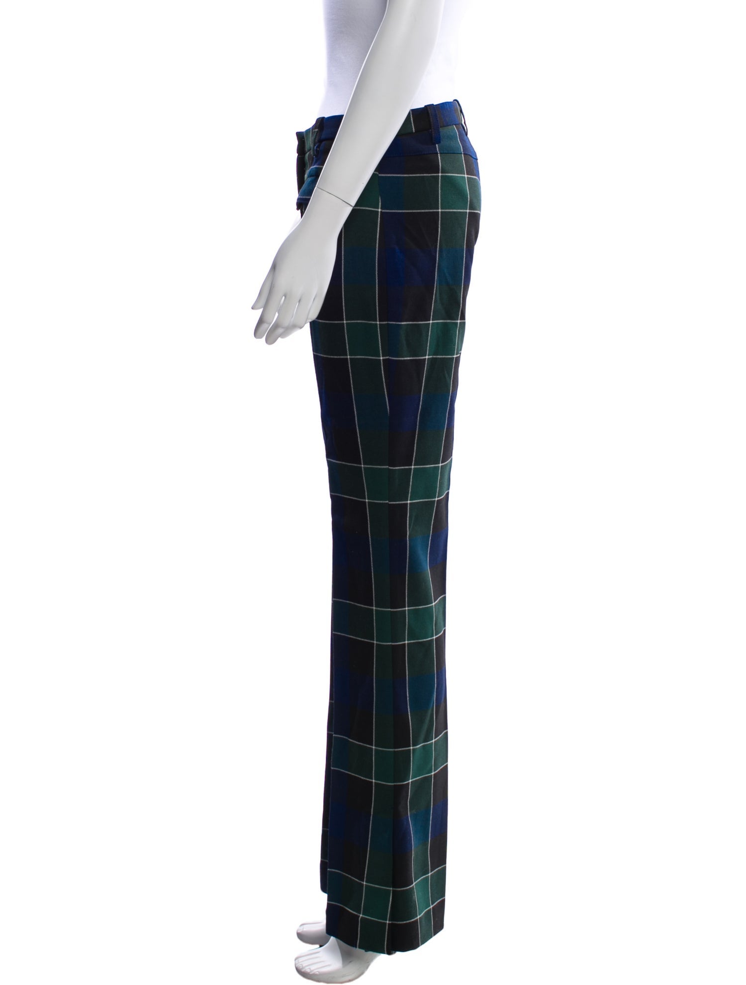Baum und Pferdgarten Plaid Print Straight Leg Pants