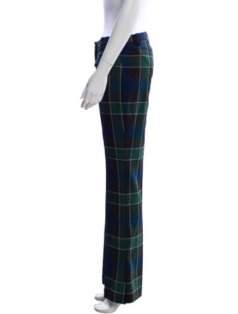Baum und Pferdgarten Plaid Print Straight Leg Pants