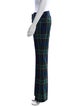 Baum und Pferdgarten Plaid Print Straight Leg Pants