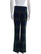 Baum und Pferdgarten Plaid Print Straight Leg Pants