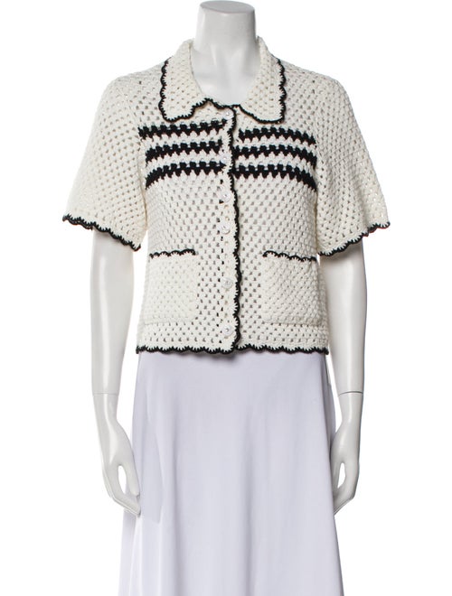 Baum und Pferdgarten Polka Dot Print Short Sleeve Crop Top