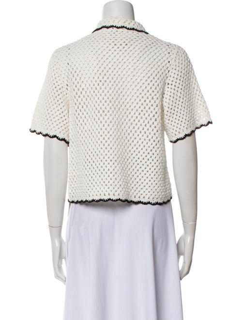 Baum und Pferdgarten Polka Dot Print Short Sleeve Crop Top